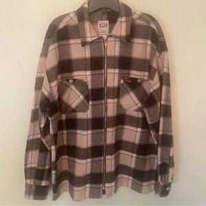 RIFLE - Men’s Vintage Plaid Zip Shirt Jacket
